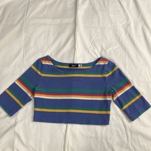 BDG Multi-colored Crop Top